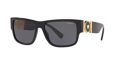 Versace VE4369 58 Dark Grey Polarized & Black .